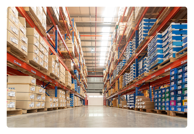 720X500 Warehouse Stockfoto