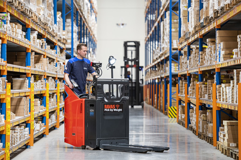 21 Electric pallet truck - pick by weight